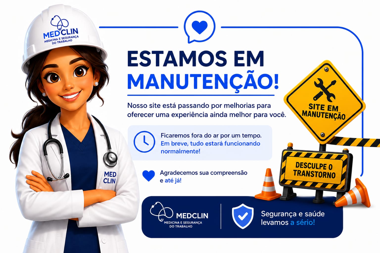 Medclin - Site em Manutenção